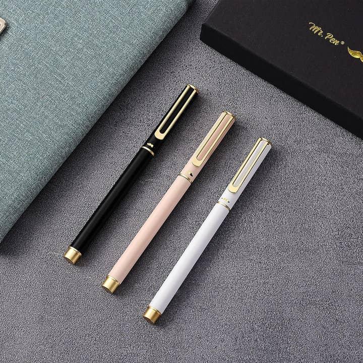 Mr. Pen - Wholesale Pen - Mr. Pen- Luxury Pen Set, Assorted Color Barrels, Black Ink