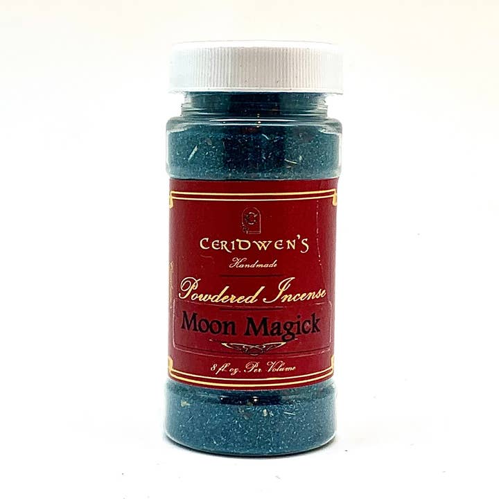 Moon Magick Powdered Incense - moon phases for wholesale by Ceridwen’s