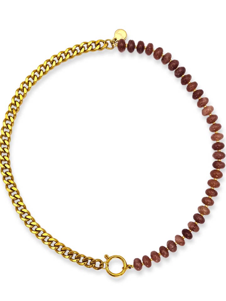 Strawberry Haze Necklace for wholesale by BLOSS Jewelry