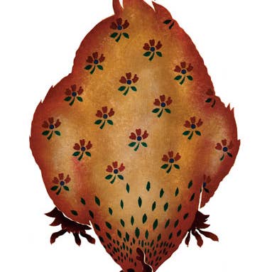 Plantilla floral para pared de gallina para venta al por mayor de Designer Stencils