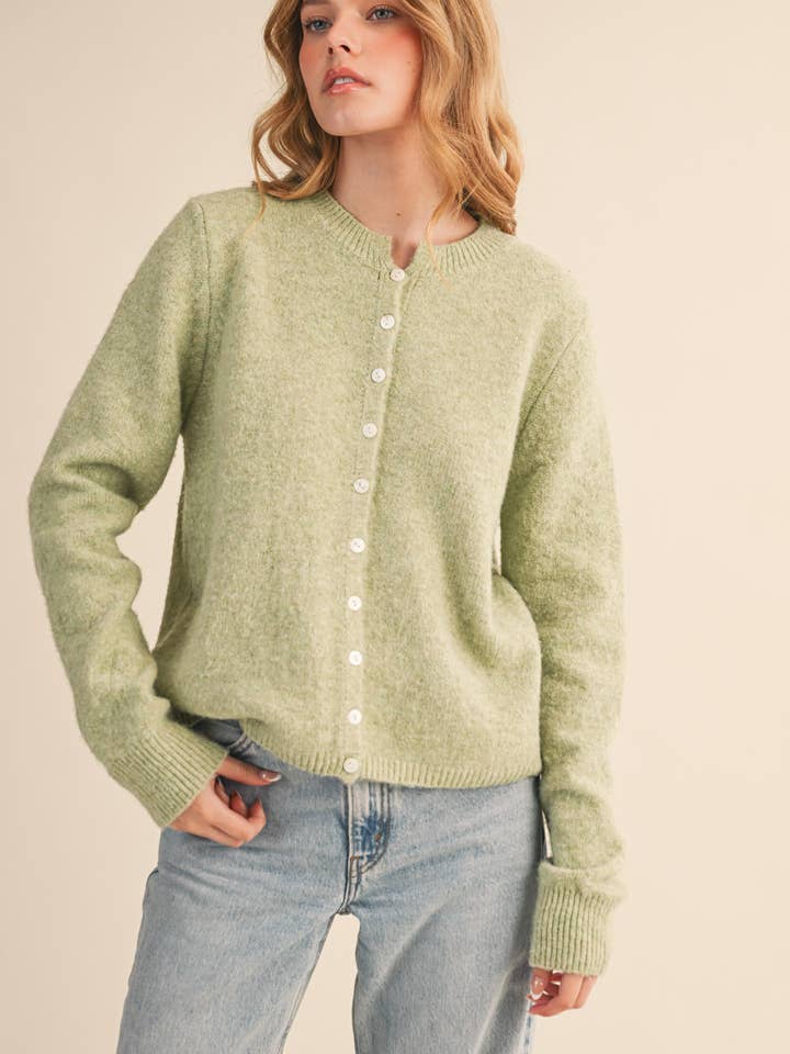 &MERCI - Wholesale Cardigan - Women's - MARLED KNIT SWEATER CARDIGAN MSW1124856