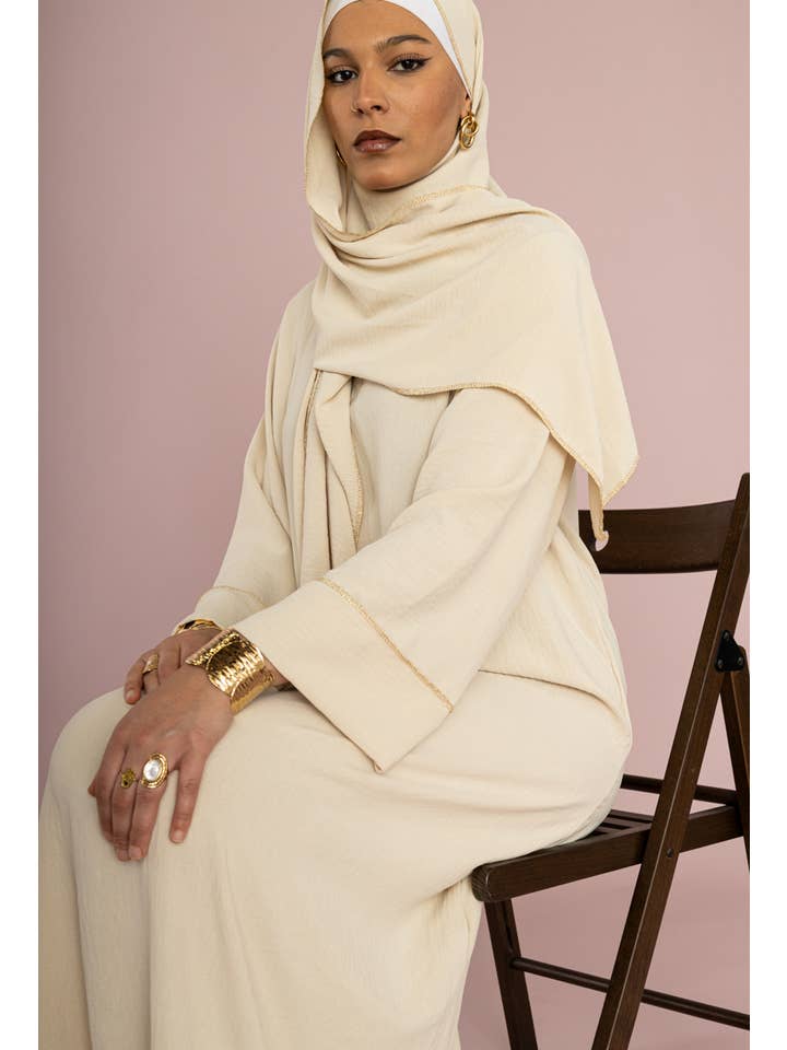 IDEAL OUTFIT - Wholesale Kaftan - Women's - Medina silk abaya for women ref:2377pk20