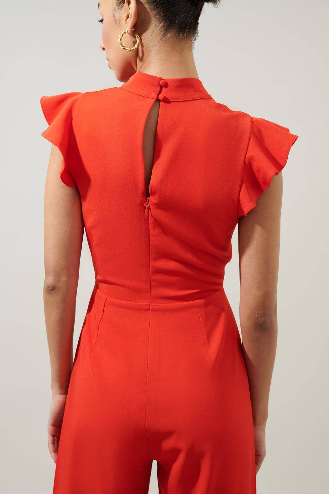 Sugarlips - Vendita all'ingrosso Tuta intera - Donna - Tuta a gamba larga con scollo a lupetto Manuela10