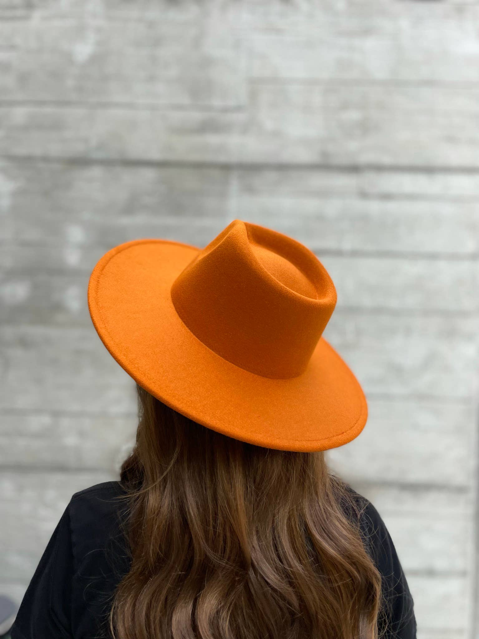 Love and Thyme – wholesale Fedora – Women’s – ALL COLOR RESTOCK , Vegan Felt wide Brim Rancher Hat8