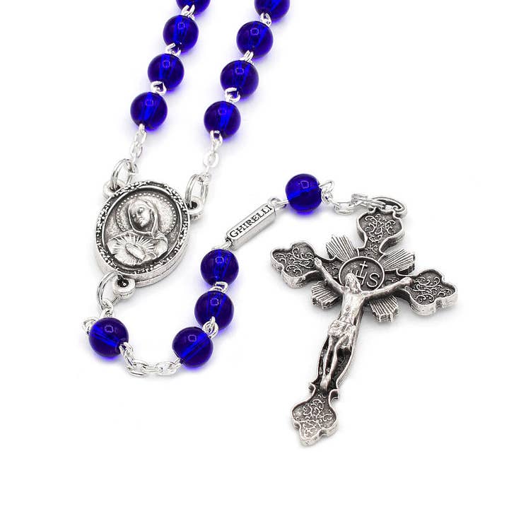 Ghirelli UsA Inc - Vente Collier de prière en perles - Chapelet Flamme d'Amour