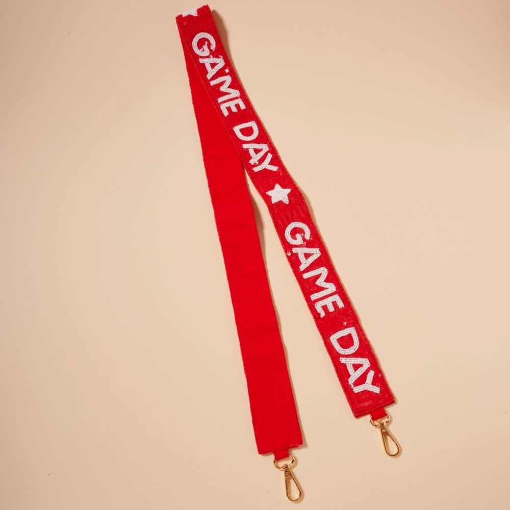 Frem - Wholesale Bag Strap - Women's - Handmade Seed Bead “Game Day” Bag Strap – Adjustable Crossbody15