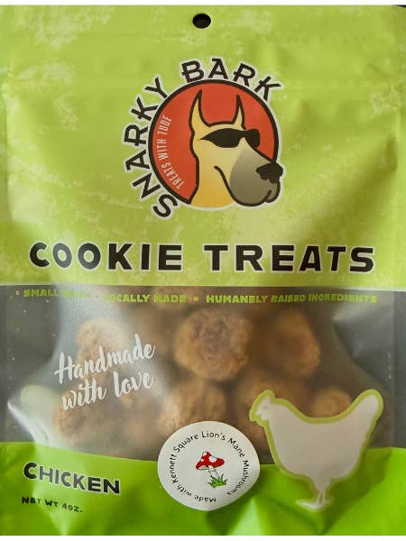 Snarky Bark Cookie Treats - Limited Time Flavor: Chicken Lion's Mane for wholesale by Snarky Bark