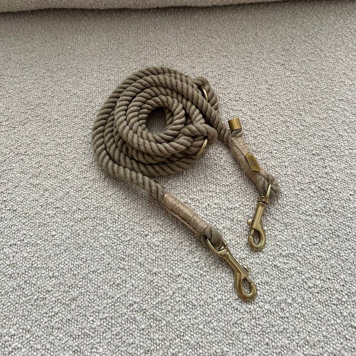khaki KHAKI hvalp / Justerbar og blød hundesnor for engroshandel på Faire