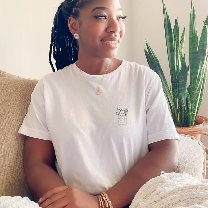 Smile and Blooms Unisex, Bella+Canvas Tee for wholesale by Snow Cactus Station