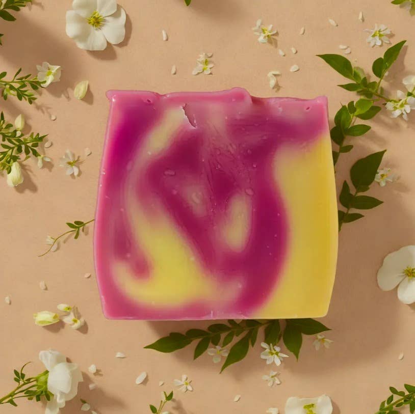 Kleine Auszeit Manufaktur – wholesale Tvål – Jordgubbschampagne-tvål4