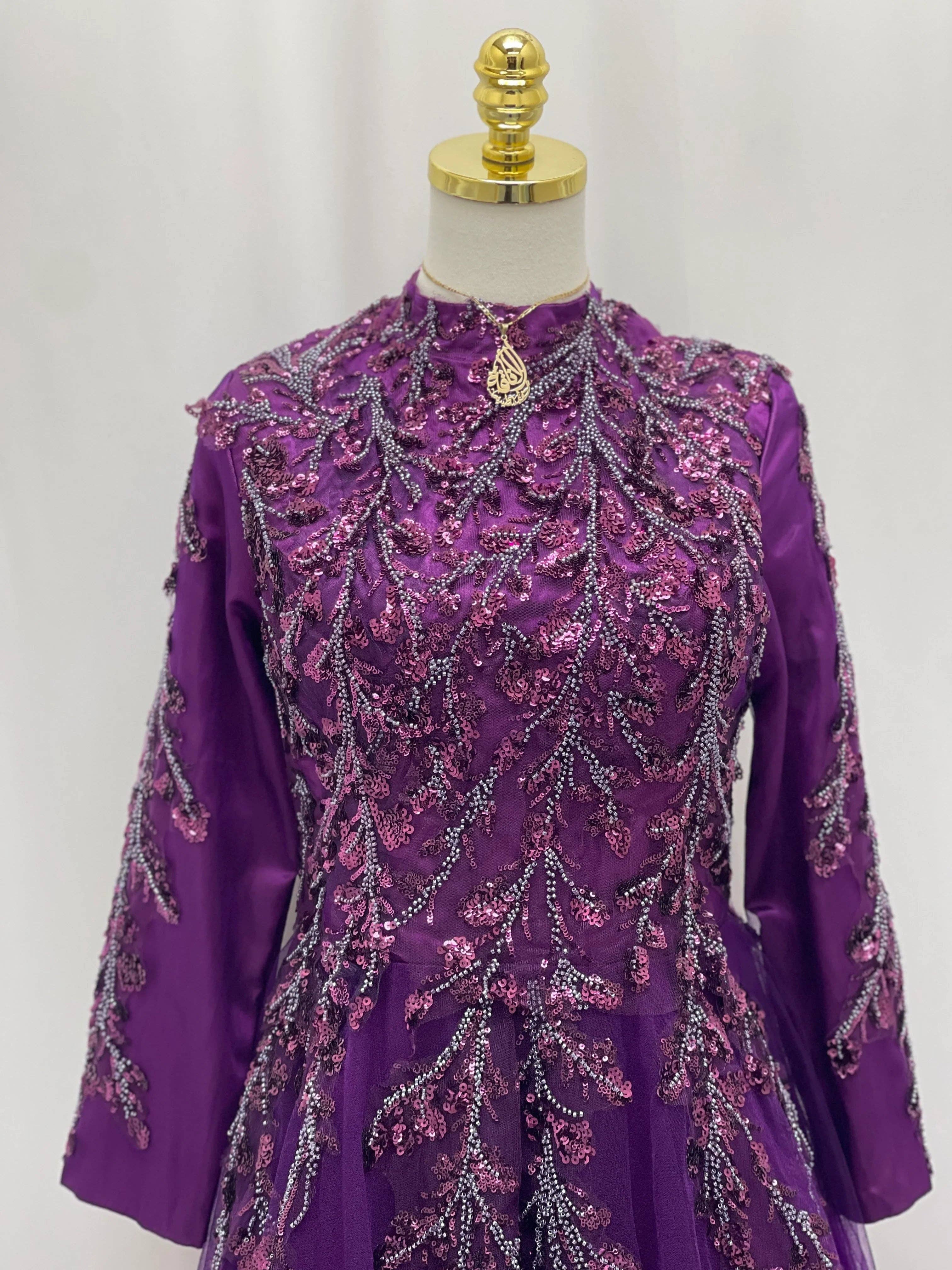 Palestinian Elegance - Wholesale Dress - Women's - Dew Branches Gown10