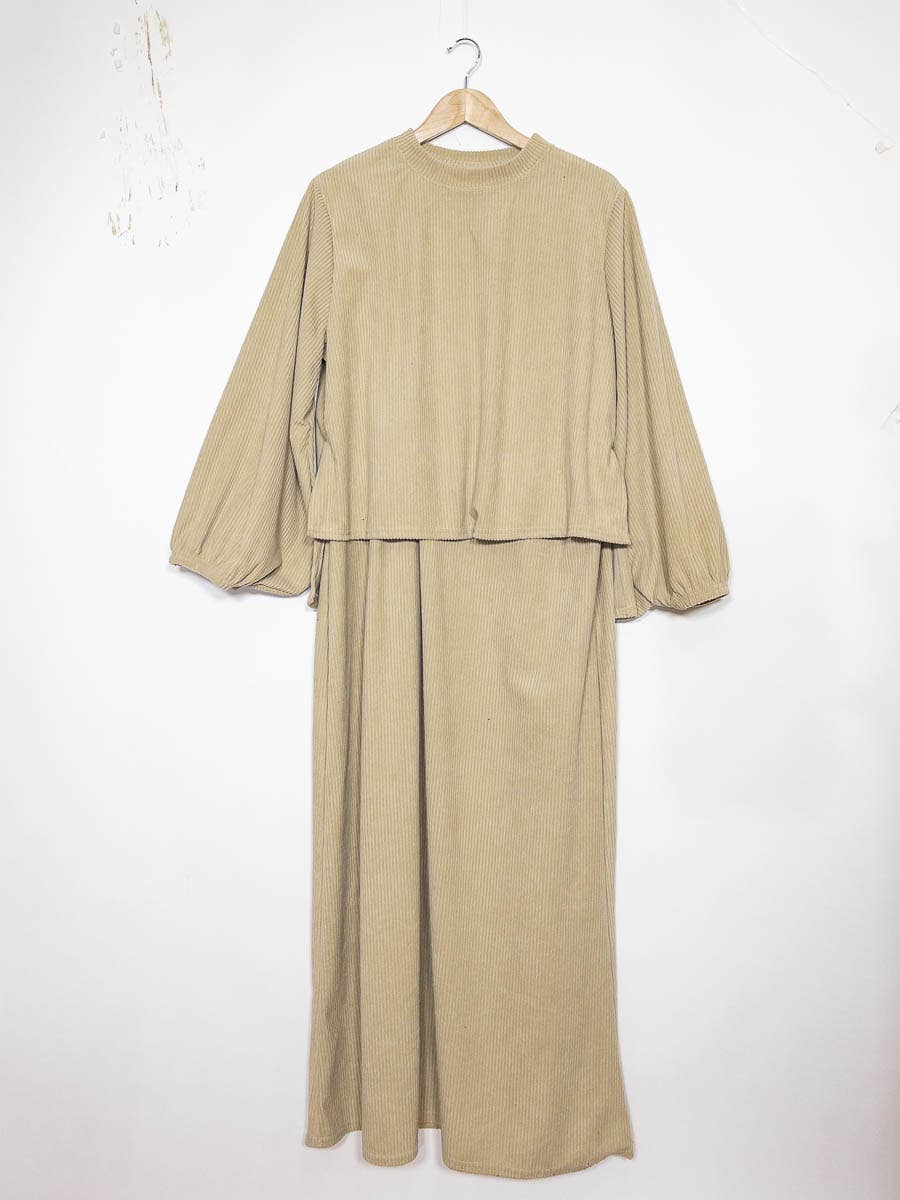 IDEAL OUTFIT - Wholesale Top & Pant Set (NOT Loungewear) - Women's - Ribbed set ref:2399 Ribbed set1