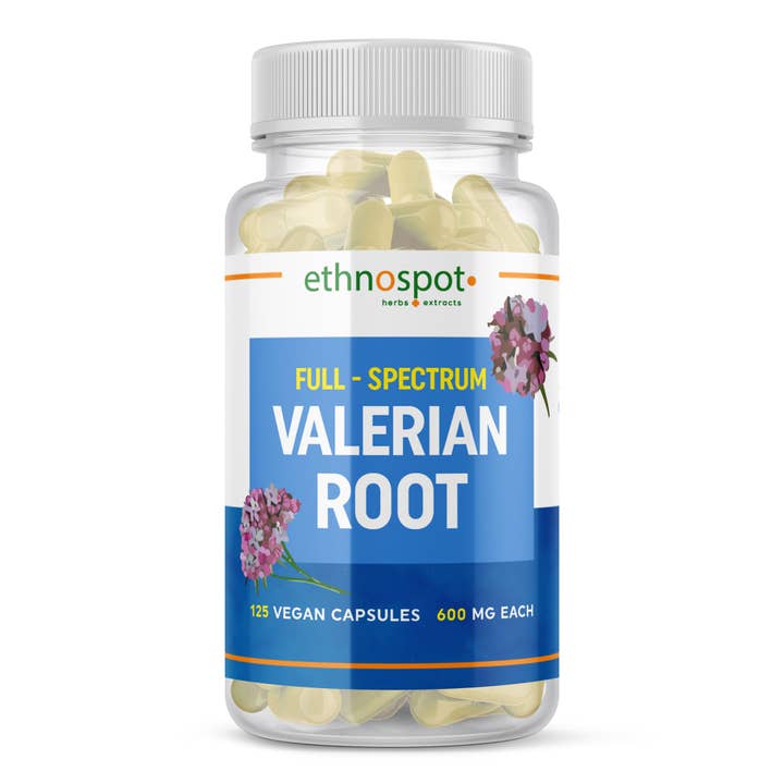 Ethnospot.com LLC – Engroshandel Kosttilskud og vitaminer – Valerian Root Urtetilskud Kapsler - 125 Kapsler