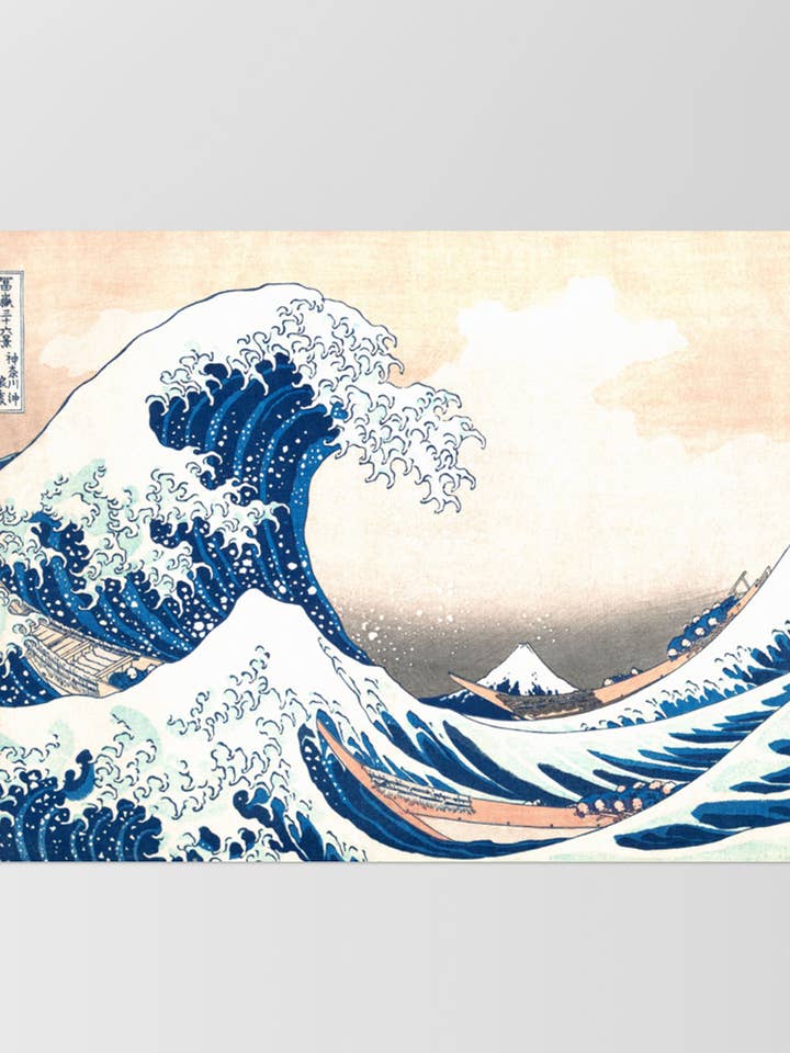 KATSUSHIKA HOKUSAI - Grande Onda da Arte Japonesa de Kanagawa por atacado de PRINT AND PROPER