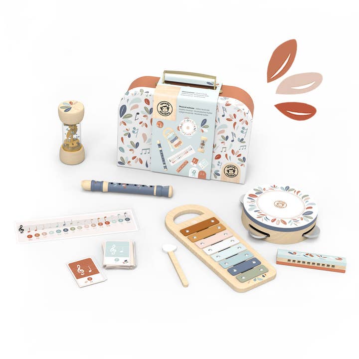 Speedy Monkey - Wholesale Musical Toy - Kids & Baby - Musical set 5 instruments0