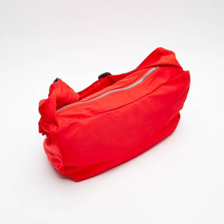 Lucca Couture - Wholesale Shoulder Bag - Women's - Coquette Cherry Red Bow Shoulder purse Bag