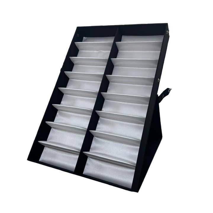 Elegant bärbar solglasögonställ för 16 par DS-16 för wholesale av Hot Sunglasses Wholesale