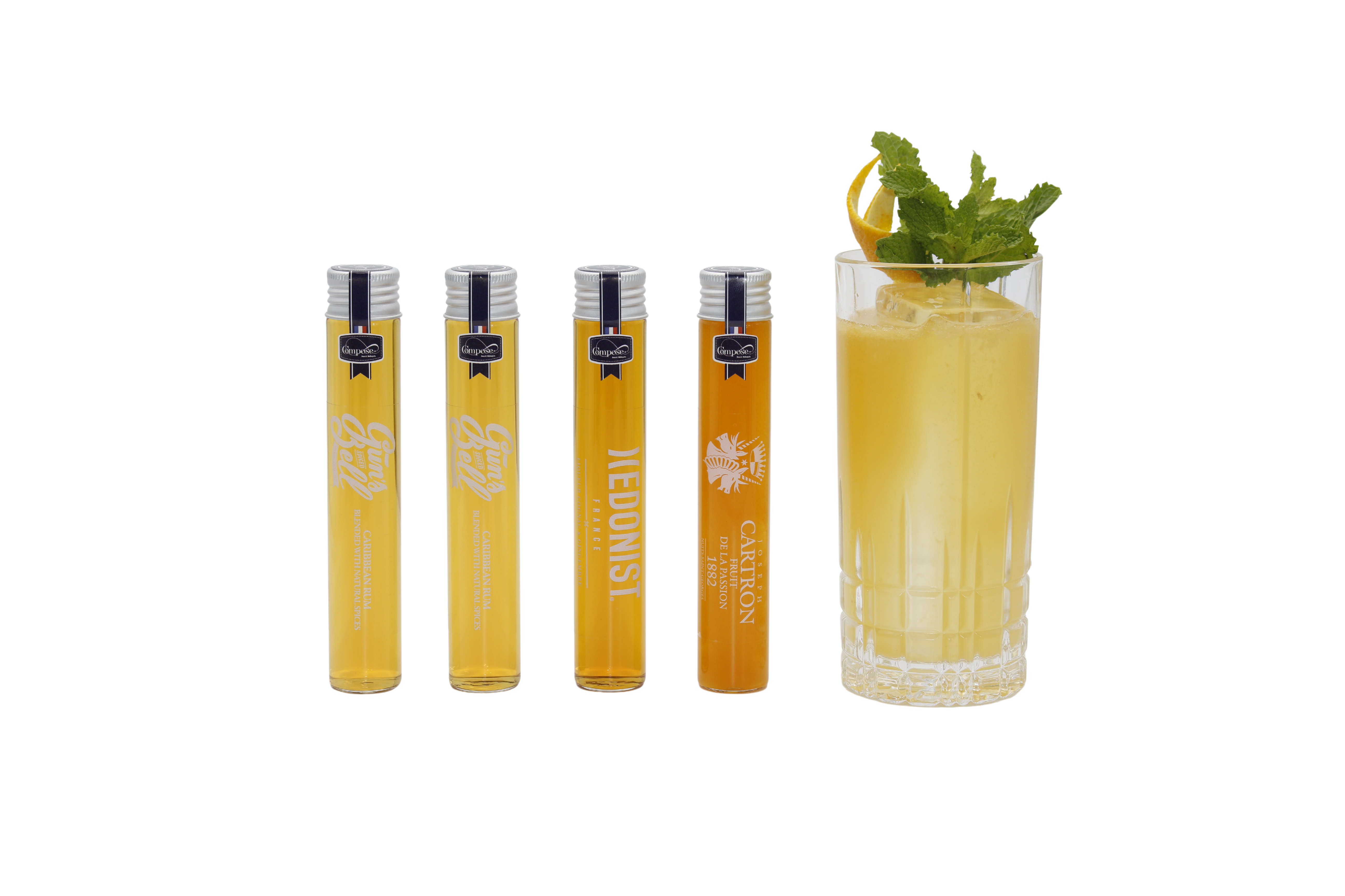 Compose - Wholesale Cocktail Mix/Syrup - “Vas' Y Francky” 2 Cocktail Gift Set1