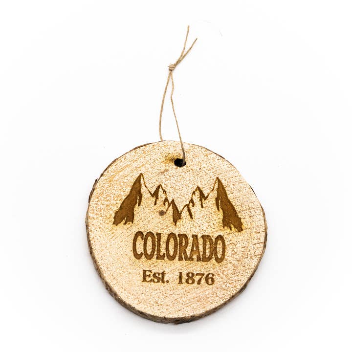 Décoration en bois Mountain Peak pour la vente par Snow Business USA