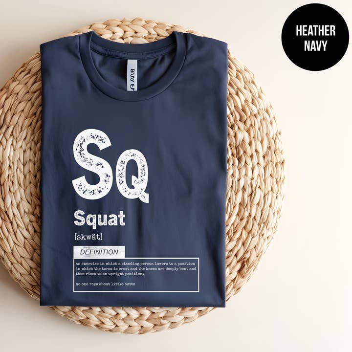 The Shirt Republic - Wholesale Screen Printed T-Shirt - Men's - Squat Definition0
