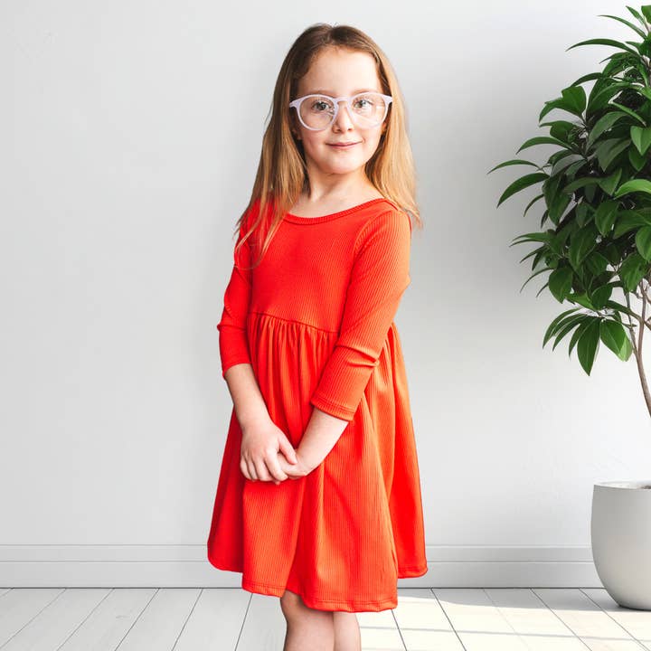 Tomato Salsa Dress for wholesale by Peanut and Bumble