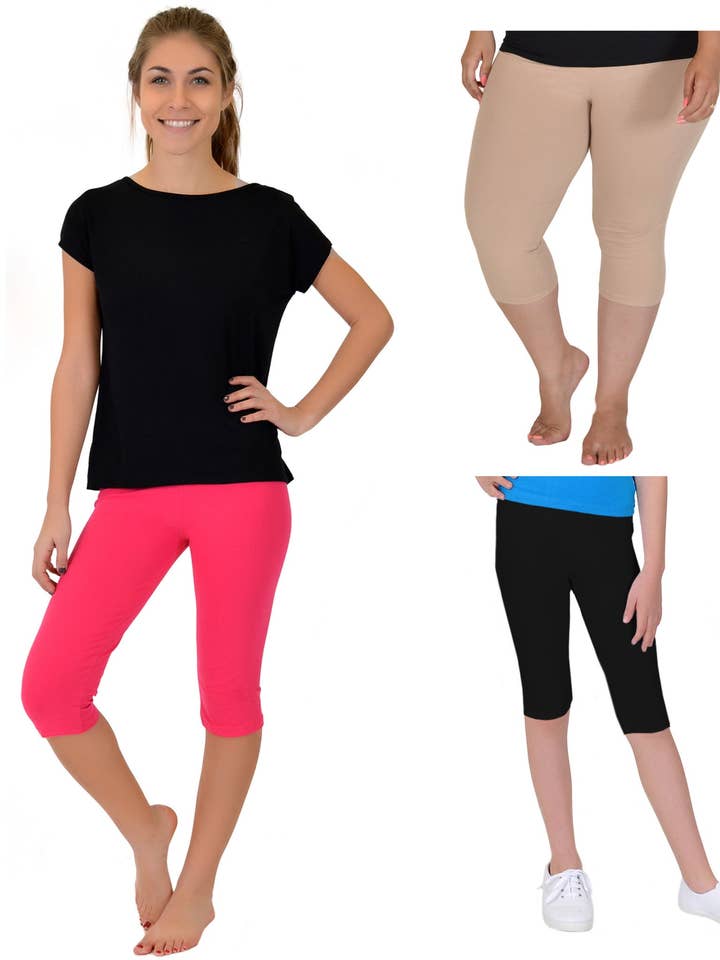 Teamwear knælange leggings for engroshandel hos Stretch Is Comfort