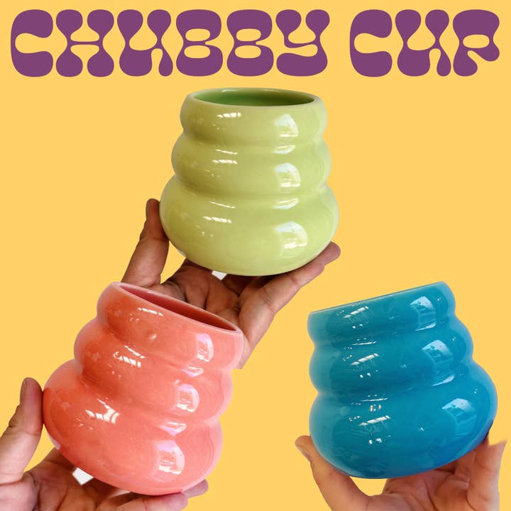 MUD WITCH CHUBBY CUP/VASE ASSORTED (MUG SIZED) for wholesale by MUD WITCH