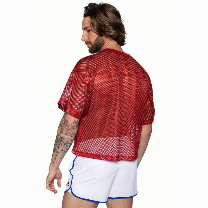Red Short Sleeve Practice Jersey for wholesale on Faire2