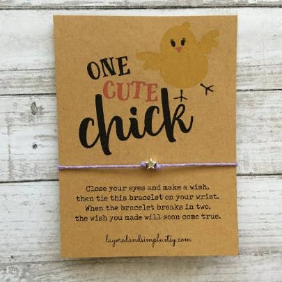 Uma linda garota feliz páscoa desejo pulseira por atacado de LayeredandSimple