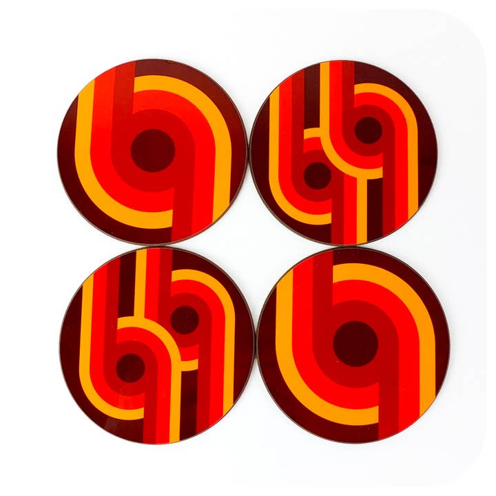 70s Supergraphic Coaster for wholesale by InkaBilly