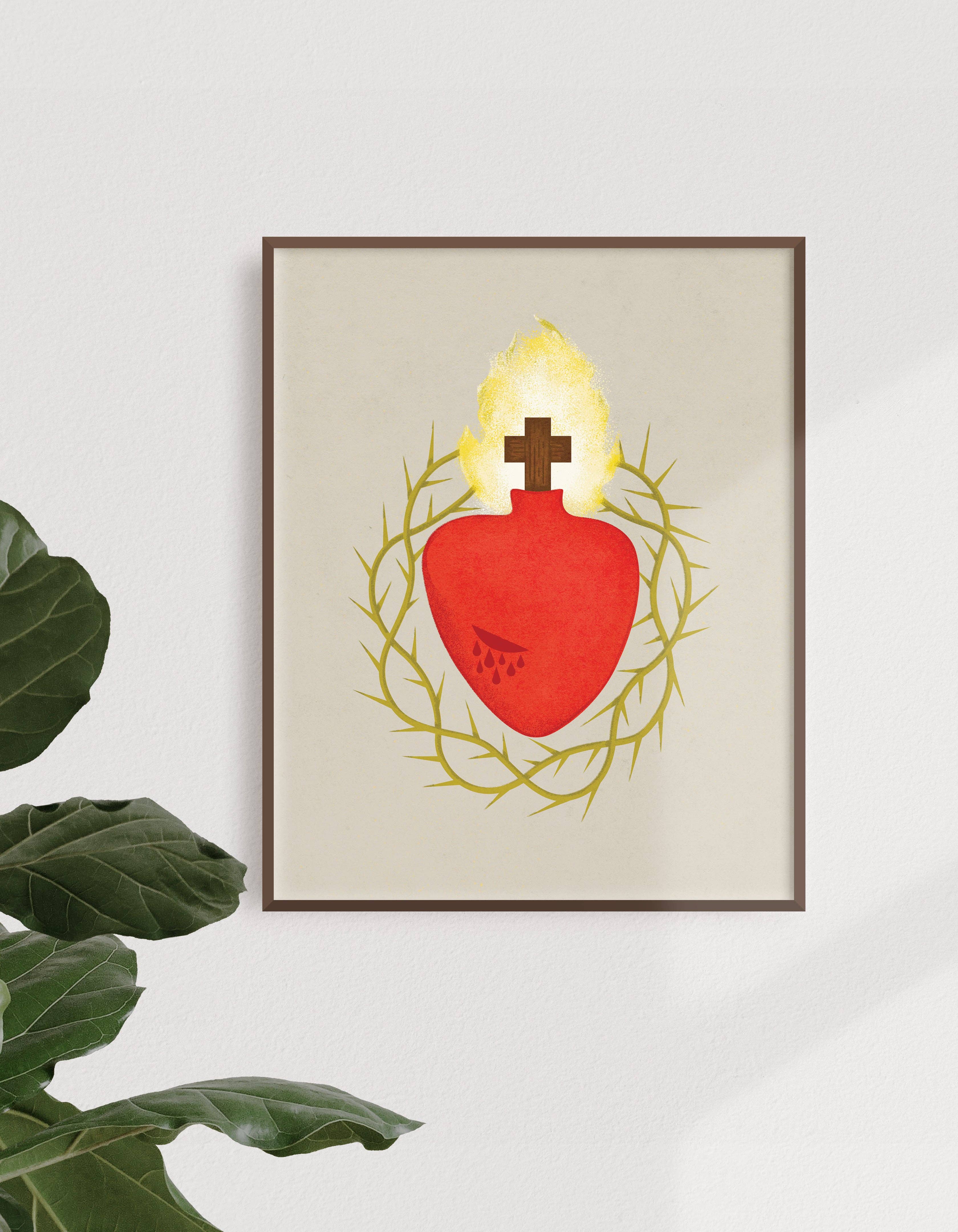Providential Co. - Wholesale Art Print - Prints: Holy Family Hearts3