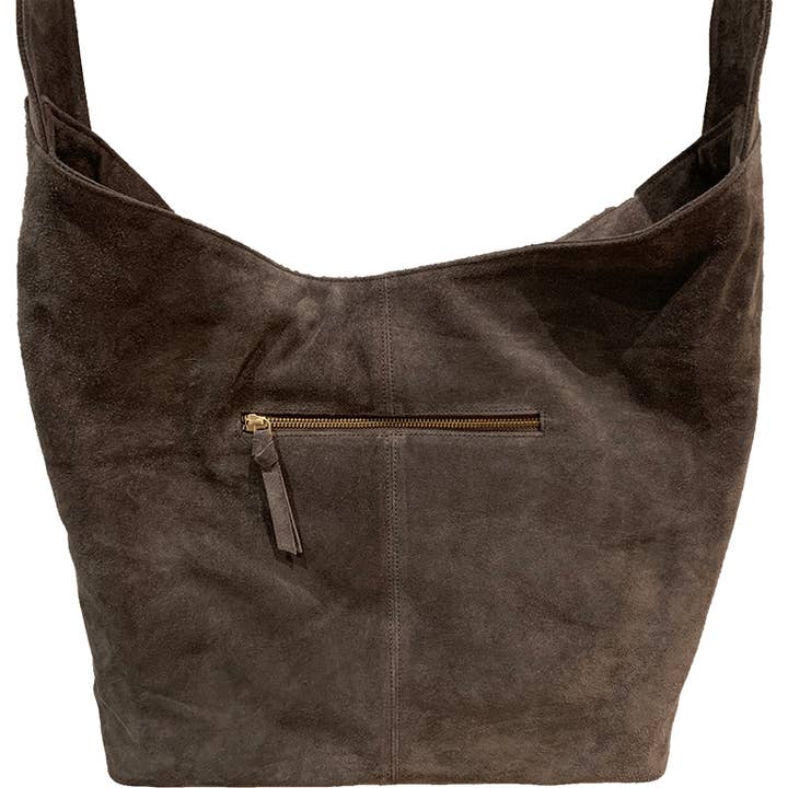 By Fogstrup - Vente Sac porté épaule – femme - Sac en daim extra large6