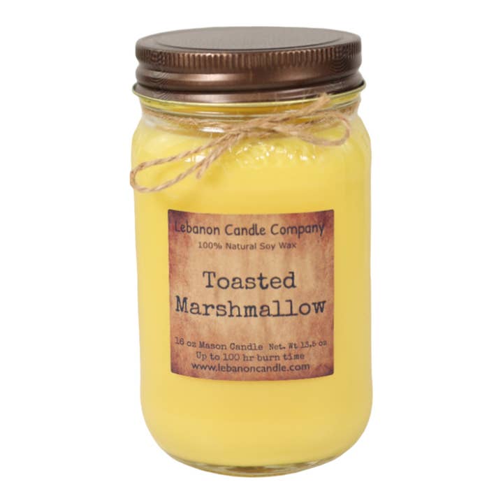 Toasted Marshmallow Candle for wholesale by Lebanon Candle Company