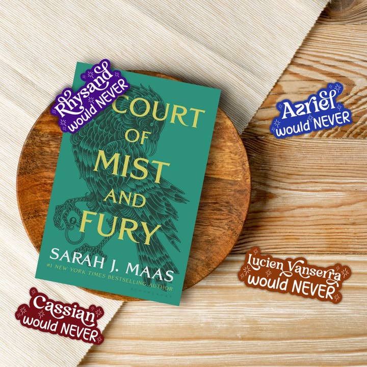 ACOTAR Book Boyfriend Kindle Stickers for wholesale by Serafine Art and Design