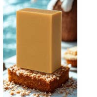 Lemon Coconut Soap for wholesale by Dulceria Soapery