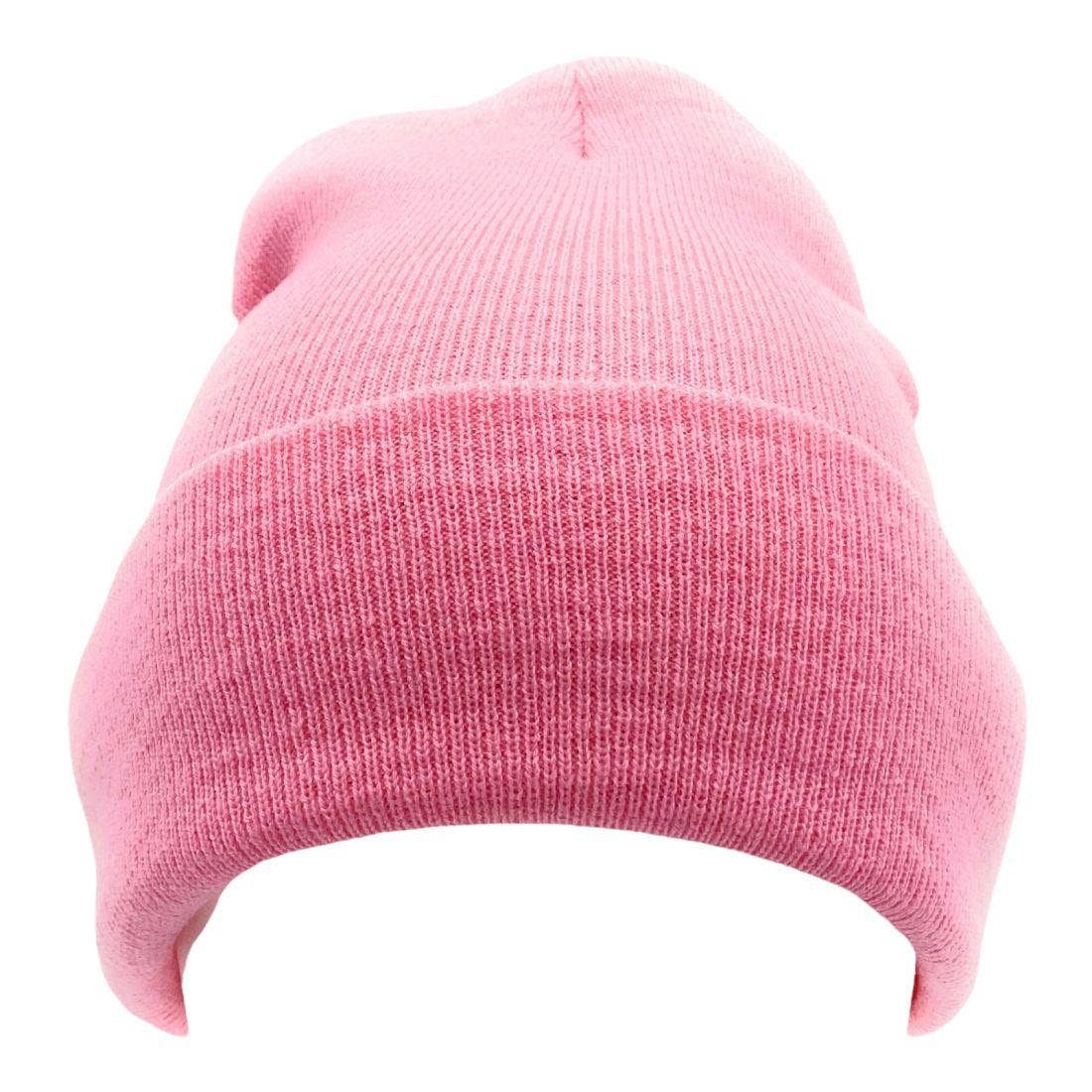 The Park Wholesale - Vente Bonnet – unisexe - Bonnets et bonnets de luge à revers en tricot doux, en vrac, multicolore, uni, blanc, vente en gros86