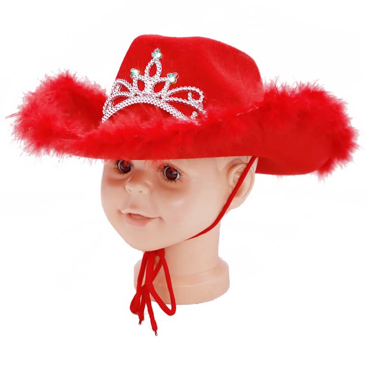 Cap Zone - Wholesale Cowboy Hat - Kids - Princess LED Light-Up Kids Cowboy Hat