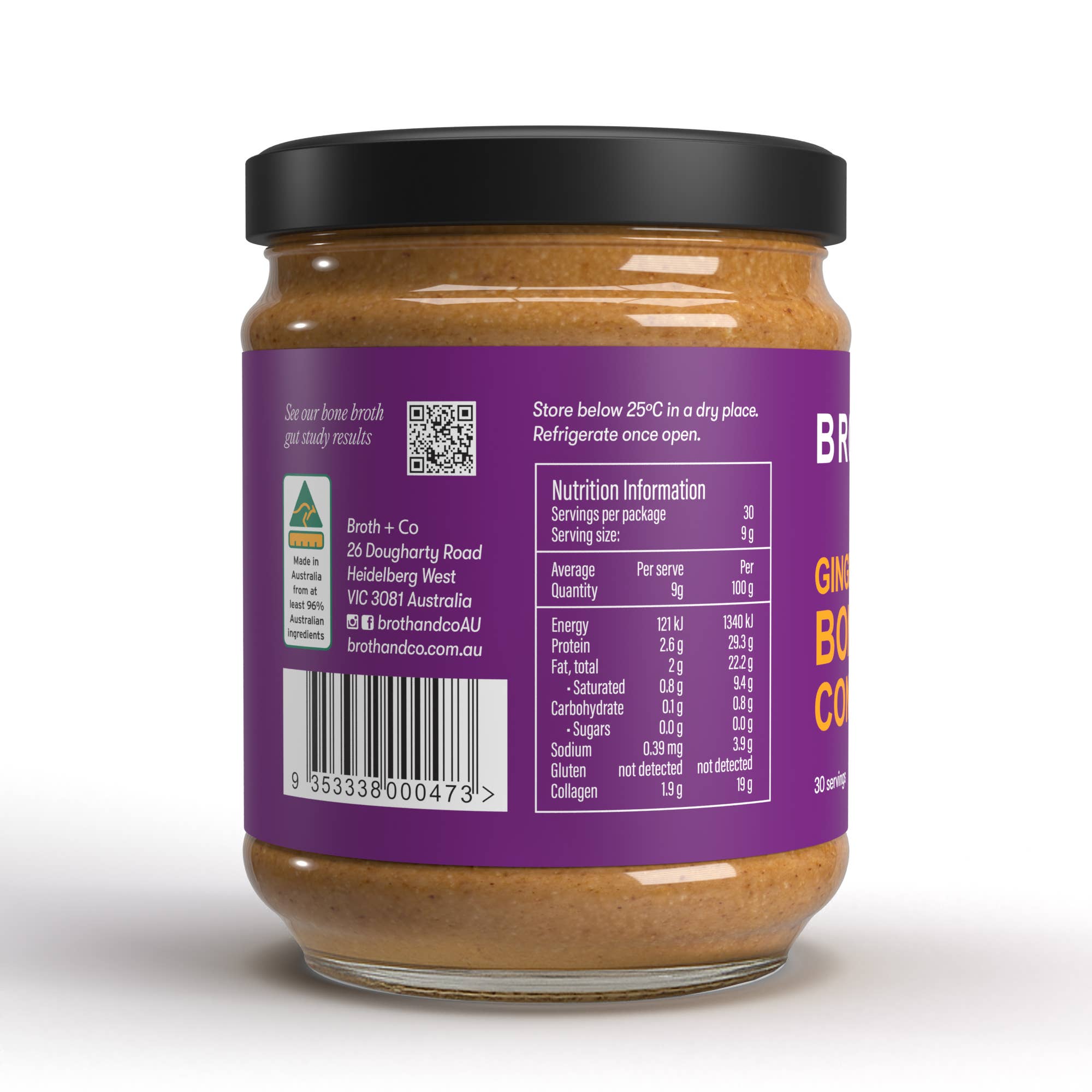 Broth And Co. - Wholesale Bouillon - Bottenbouillonconcentraat KURKUMA & GEMBER 275g1