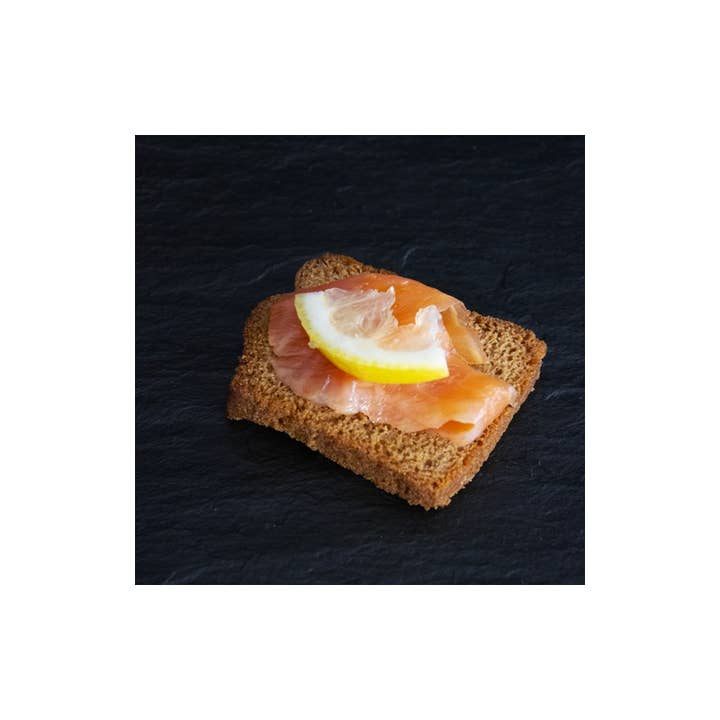 GINGERBREAD TOAST LEMON & PINK BERRIES 12 SLICES for wholesale by France Cake Tradition