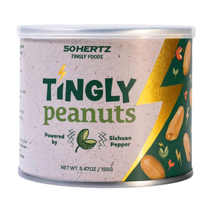 Prikkende jordnødder (156g) for engroshandel hos 50Hertz Tingly Foods
