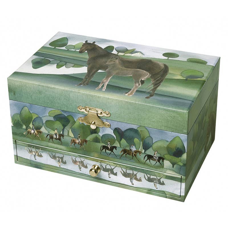 TROUSSELIER SAS - Wholesale Jewelry Box/Organizer - Kids - Normandy Horse Musical Jewelry Box1
