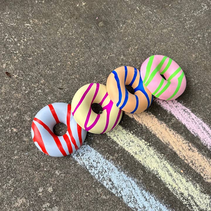 TWEE made for little hands - Wholesale Chalk - DONUTS | ASSORTED STYLES | TWEE HANDMADE SIDEWALK CHALK