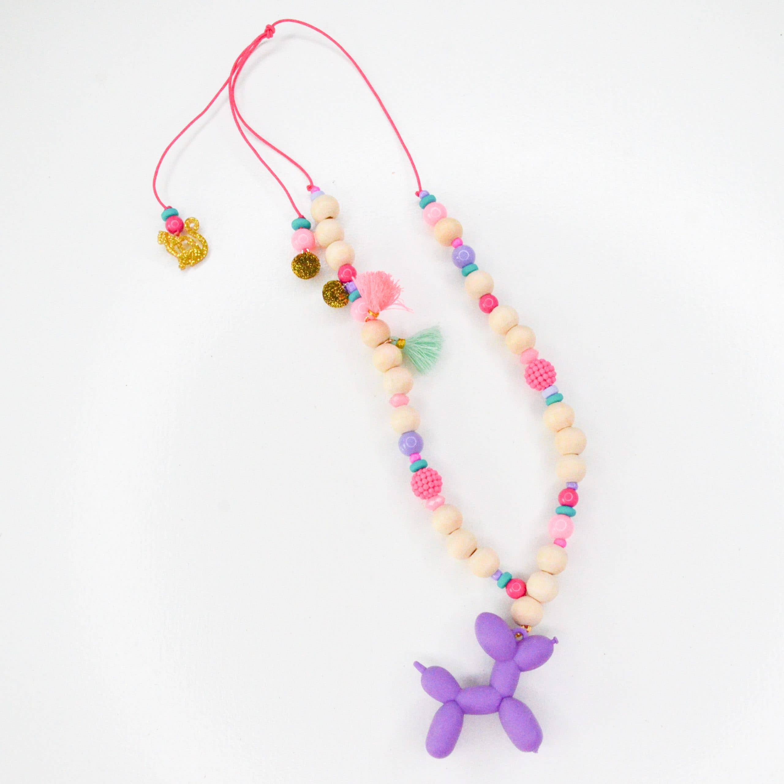 Feestbeest-kids – wholesale Halsband - Barn – Festkedja Lila godis1
