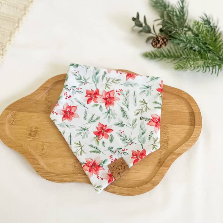 Mistletoe Bloom Bandana for wholesale by Pawsome Tails