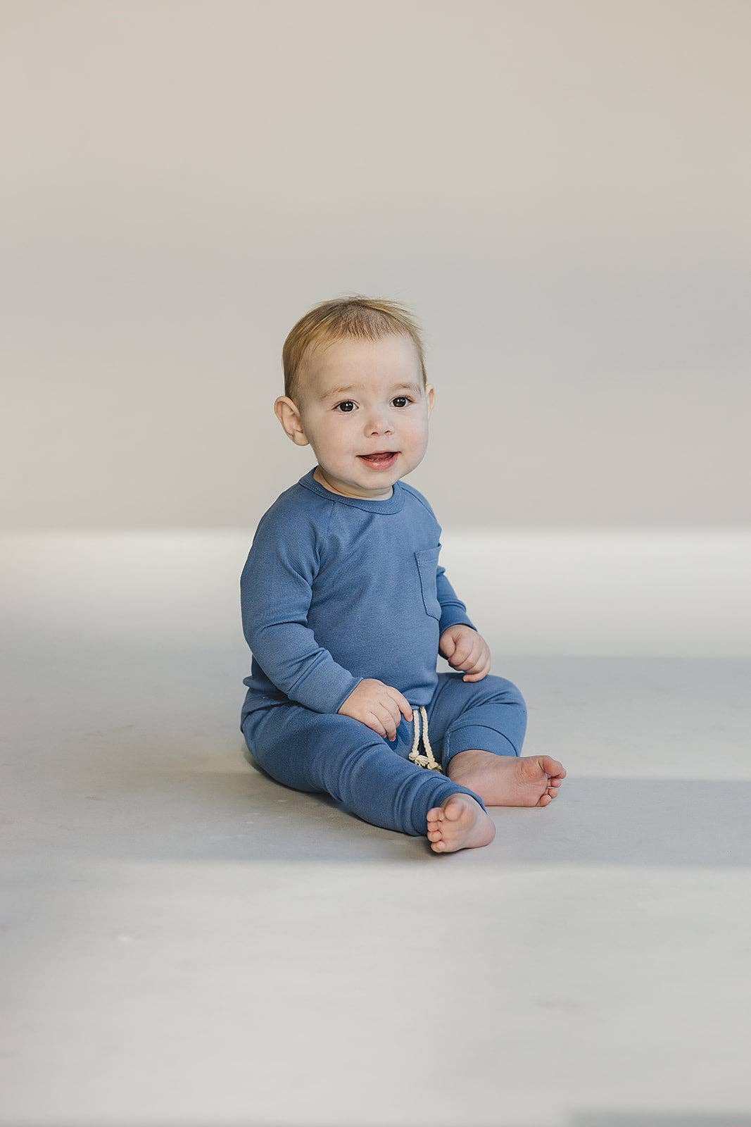 Lucky Panda Kids - Venta al por mayor Conjuntos de ropa cómoda - Niños - Conjunto de descanso | Azul océano19