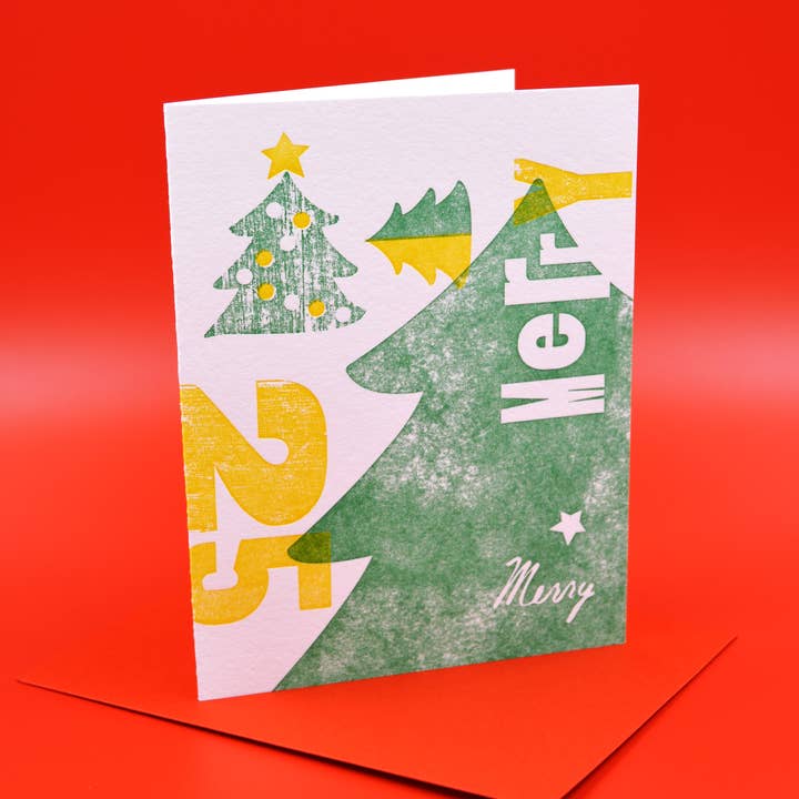 Christmas Card - Date for wholesale by Letterpress PLAY