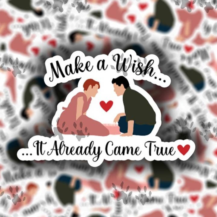 16 Candles Vinyl Sticker, Make a Wish for wholesale by The Red Otter