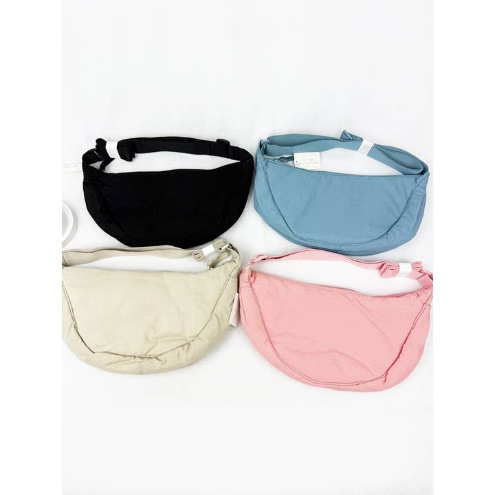 Love and Repeat - Wholesale Crossbody Bag - Women's - Nylon Crescent Crossbody Purses Bag