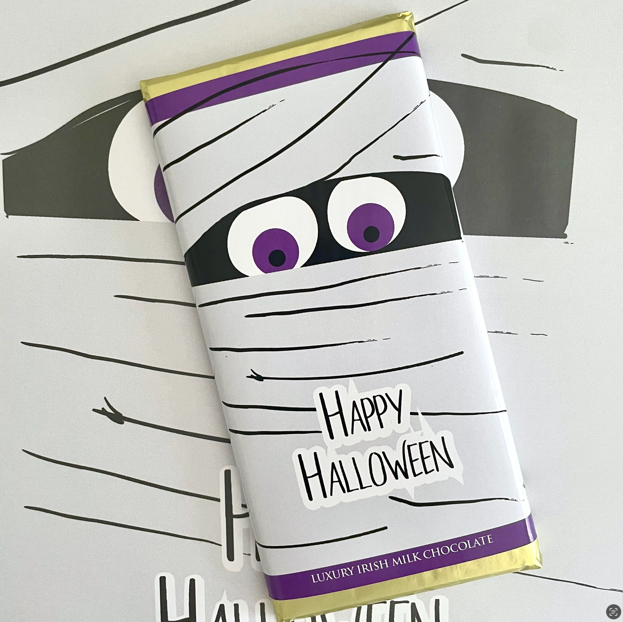Sweet Living Kilkenny - Wholesale Chocolate Bar - Halloween - Mummy1