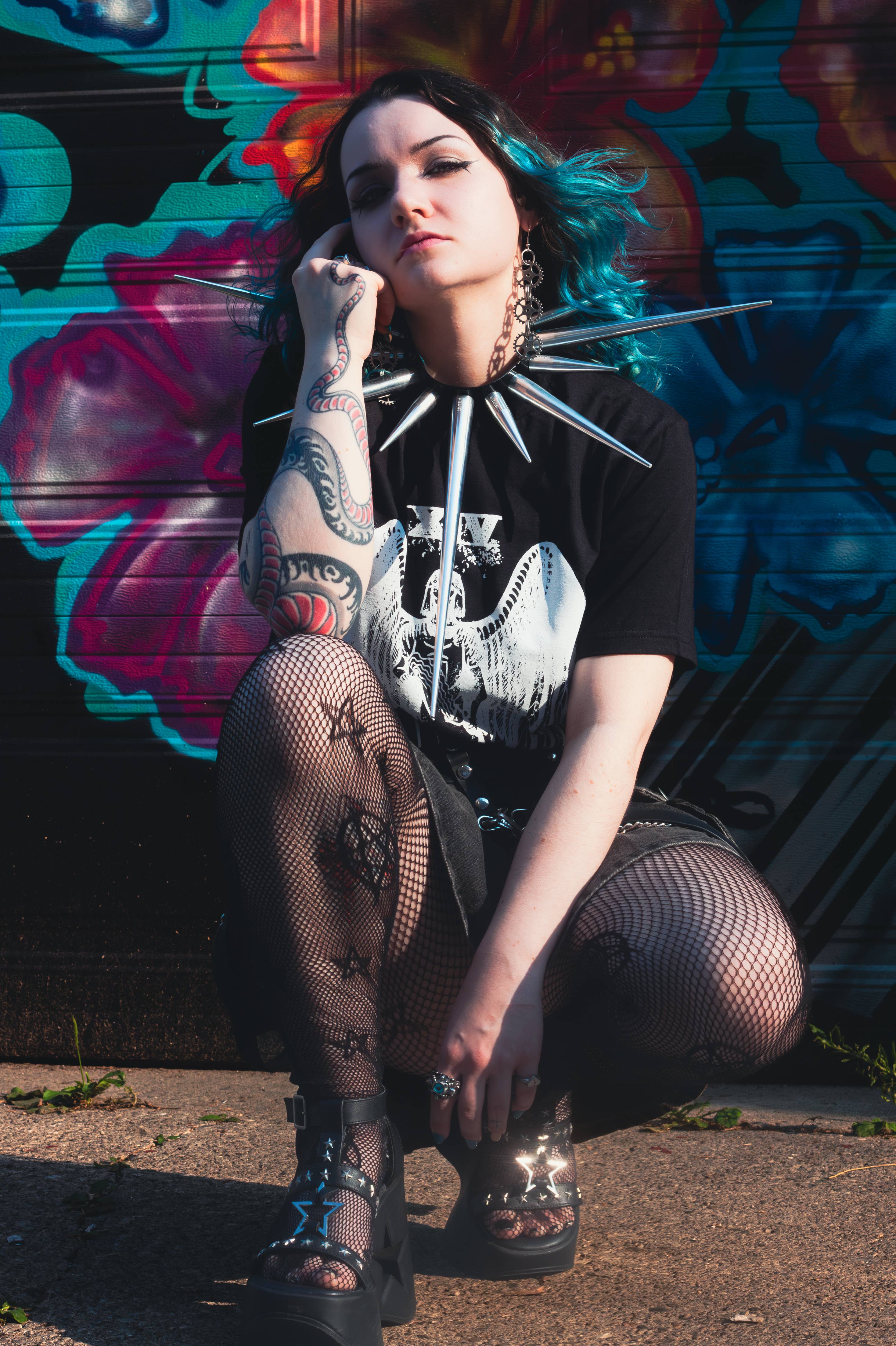 RaccoonGuts - Wholesale Screen Printed T-Shirt - Women's - Temperance
  Gothic Alt Tarot Printed T-shirt0